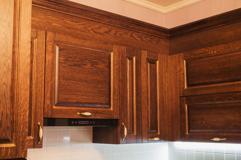 Oak cabinetry no longer popular