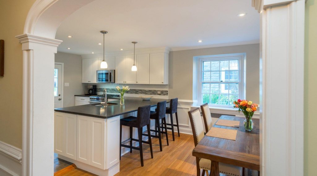 Kitchen designed by Main Line Kitchen Design in Drexel Hill, PA with Fabuwood cabinetry