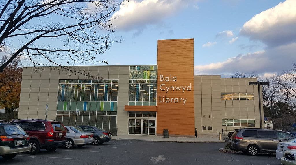 Exterior view of the Bala Cynwyd public library
